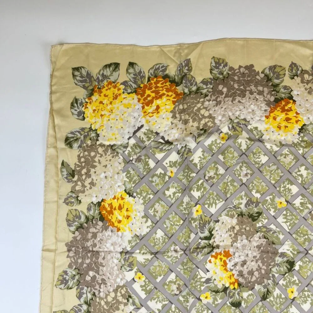 Dior Silk Scarf Multicolor Vintage